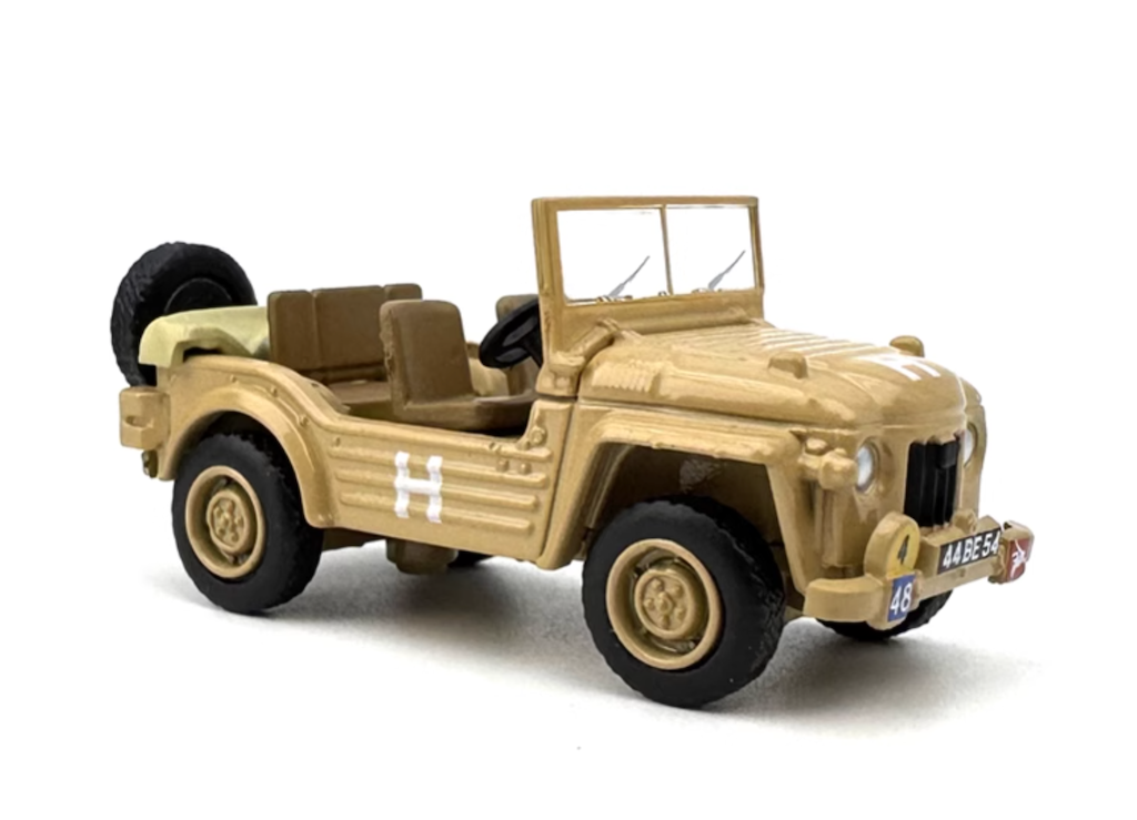 1:76 Military Beige Austin Suez Airborne Jeep Model Diecast Metal Car New Collection