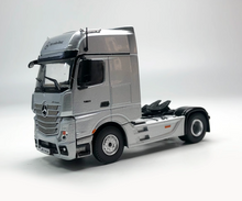 Load image into Gallery viewer, TM 1:64 Silver Benz Actros Tractor Container Truck Model Diecast Metal Car New

