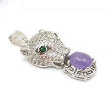 Load image into Gallery viewer, Nature Jade Leopard Pendant Necklace Gift For Woman Jewelry charm Blessing c
