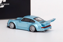 Load image into Gallery viewer, TPC 1:64 Ice Blue RWB 964 Classic Racing Sports Model Diecast Metal Car New Collection
