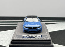 Load image into Gallery viewer, DAP 1:64 Blue M4 F82 Coupe Widebody Sports Model Diecast Metal Car
