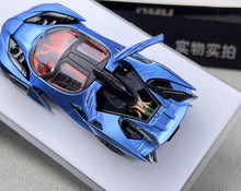 Load image into Gallery viewer, DMH 1:64 Blue Project Evo Racing Sports Model Diecast Metal Car New Collection
