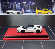 Load image into Gallery viewer, ART 1:64 White SF90 Stradale Racing Sports Model Diecast Resin Car New Collection

