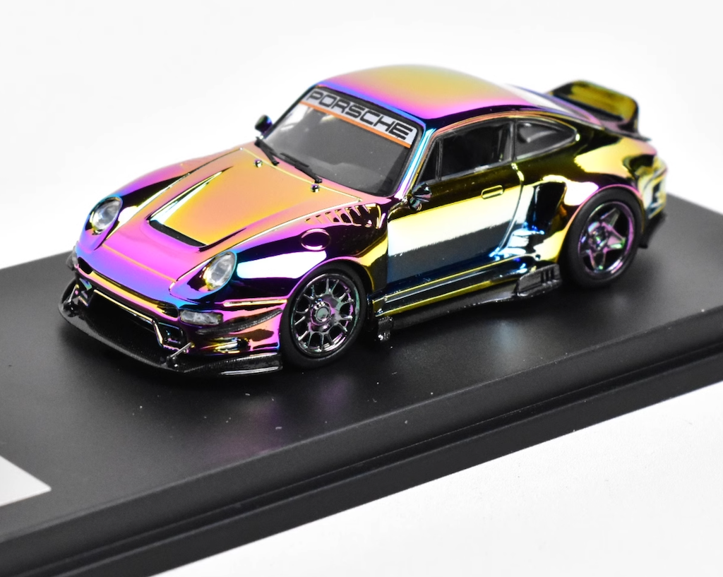 DCM DragonBo 1:64 Plating RWB 993 Classic Sports Model Diecast Metal Car New Collection