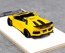 Load image into Gallery viewer, FW 1:64 Yellow Aventador LP700 Convertible LBWK Sport Model Diecast Resin Car
