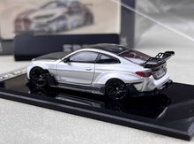 Load image into Gallery viewer, SW 1:64 Silver Carbon M4 ADRO BODY KIT Coupe Sport Model Diecast Metal Car New Collection
