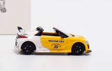 Load image into Gallery viewer, Mortal 1:64 Yellow S660 Mooneyes Convertible Sport Model Diecast Metal Car New Collection
