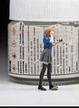 Load image into Gallery viewer, 1:64 Painted Figure Mini Model Miniature Resin Diorama Sand Uniform Girl Lady New
