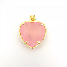 Load image into Gallery viewer, Nature Jade Heart Pendant Necklace Gift Jewelry charm Blessing Fortune Lucky i
