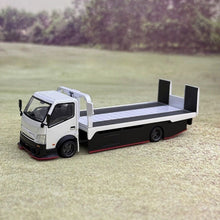 Load image into Gallery viewer, MT 1:64 White H300 Flatbed Tow Truck Custom Model Diecast Metal Car New
