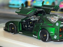 Load image into Gallery viewer, DK 1:64 HEC Green F40 LBWK Racing Sports Model Diecast Metal Car New Collection
