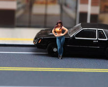 Load image into Gallery viewer, 1:64 Painted Figure Model Miniature Resin Diorama Sand Curly Hair Lady Suit Man
