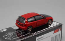 Load image into Gallery viewer, JDM64 1:64 Red Carbon Civic EG6 SIR Sports Model Diecast Metal Car New Collection
