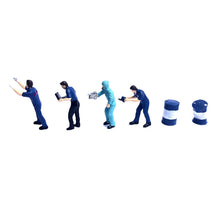 Load image into Gallery viewer, 1:64 Painted Figure Mini Model Miniature Resin Diorama Repair Polish Man Garage

