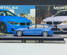 Load image into Gallery viewer, Mortal 1:64 Marina Blue F81 M3 CS Touring Sports Model Diecast Metal Car New Collection
