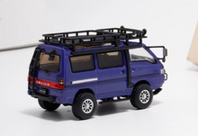 Load image into Gallery viewer, Autobots 1:64 Purple Blue 4WD Delica L300 Camper Van Model Diecast Metal Car
