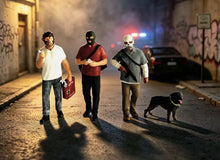 Load image into Gallery viewer, 1:64 Painted Figure Mini Model Miniature Resin Diorama Robber Gangster Set Mask
