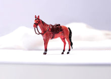 Load image into Gallery viewer, 1:24 Painted Figure Model Miniature Resin Diorama Sand Girl Riding Horse Set

