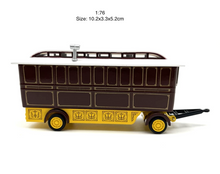 Load image into Gallery viewer, 1:76 Brown Trailer Caravan RV Classic Model Diecast Metal Car New Collection
