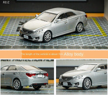 Load image into Gallery viewer, GCD 1:64 Silver Toyota Reiz Mark X Racing Sports Sedan Model Toy Diecast Metal Car
