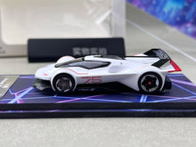 Load image into Gallery viewer, LMF 1:64 White VGT Concept Racing Sports Model Diecast Metal Car New Collection
