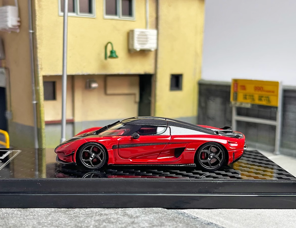 Frontiart 1:64 Red Regera Super Racing Sports Model Diecast Resin