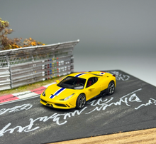 Load image into Gallery viewer, TOC 1:64 Yellow FE458 Speciale Sports Model Diecast Metal Car New Collection

