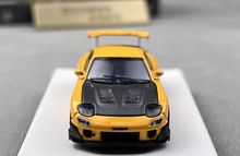 Load image into Gallery viewer, TM 1:64 JDM Yellow FD RX7 RE Amemiya Racing Sports Model Diecast Metal Car New
