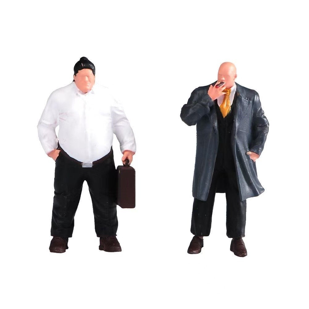 1:64 Painted Figure Model Miniature Resin Diorama Sand Fierce Bandits Set Man