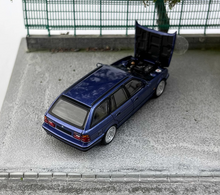 Load image into Gallery viewer, Mortal 1:64 HEC Blue E34 ALPINA B10 TOURING Sports Model Diecast Metal Car BN
