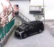 Load image into Gallery viewer, Hobby Japan 1:64 Black Alphard MPV V6 Mini Van Model Diecast Metal Car New
