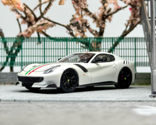 Load image into Gallery viewer, LT 1:64 White F12 TDF V12 Super Racing Sports Model Diecast Metal Car New Collection
