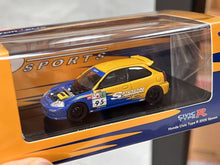 Load image into Gallery viewer, MH 1:64 Yellow Civic Type R EK9 Spoon Sports Model Diecast Metal Car New Collection
