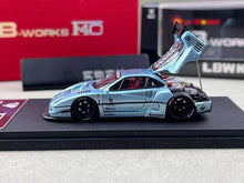 Load image into Gallery viewer, Star 1:64 Ice Blue F40 LBWK Racing Sports Model Diecast Metal Car New Collection
