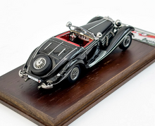 Load image into Gallery viewer, Liberty 1:64 Black 500K Vintage Convertible Sports Model Diecast Metal Car New Collection
