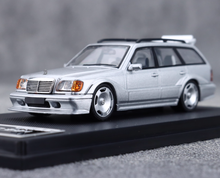 Load image into Gallery viewer, Mortal 1:64 Silver S124 MODEII EVO2 Sports Wagon Model Diecast Metal Car New Collection
