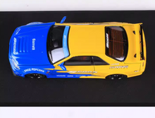 Load image into Gallery viewer, FS 1:64 Fast Speed Skyline GTR R34 Spoon Sports Model Diecast Metal Car New Collection
