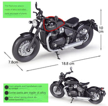 Load image into Gallery viewer, WELLY 1:12 2021 Bonneville Bobber Heavy Sports Model Diecast Metal Motorcycle
