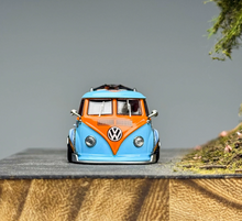 Load image into Gallery viewer, Liberty 1:64 Blue VW T1 #9 Mini Van Widebody Sport Model Diecast Metal Car New Collection
