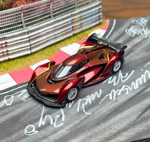 Load image into Gallery viewer, CM 1:64 Red Solus GT Racing Sports Model Diecast Metal Car New Collection
