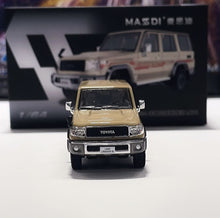 Load image into Gallery viewer, Masdi 1:64 Yellow Land Cruiser LC76 ORV SUV Sports Model Diecast Metal Car New Collection
