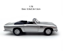 Load image into Gallery viewer, 1:76 Silver DB6 MKII Convertible Sports Model Diecast Metal Car New Collection
