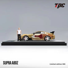 Load image into Gallery viewer, TM 1:64 JDM Gold Supra A80Z Racing Sports Figure Model Diecast Metal Car New
