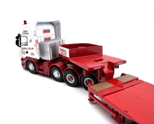 Load image into Gallery viewer, 1:76 Scania R580 Multi-axle Low Load Trailer Truck Model Diecast Metal Car New Collection

