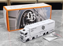 Load image into Gallery viewer, GCD 1:64 White LB Fuso Super Great Transport Truck Model Diecast Metal Car New Collection
