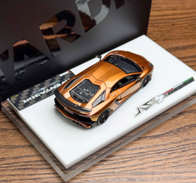 Load image into Gallery viewer, Tardis 1:64 Orange Aventador LP750-4 SV Sports Model Diecast Resin Car New Collection
