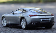 Load image into Gallery viewer, Bburago 1:24 Silver Roma Racing Sports Model Toy Diecast Metal Car BN
