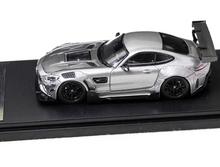Load image into Gallery viewer, RM 1:64 Silver AMG GTS Widebody Racing Sports Model Diecast Metal Car New Collection
