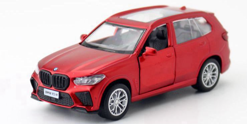  X5 ミニカー レッド CCA 1:43 Red BMW X5 M SUV Sports Model Toy Diecast Metal Car BN