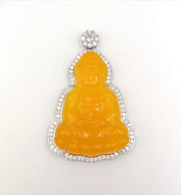 Load image into Gallery viewer, Nature Jade Guanyin Pendant Necklace Gift Jewelry charm Blessing Luck Jewelry b
